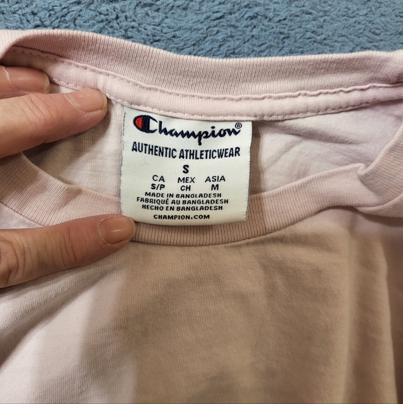 Oklahoma Sooners Women's Small T-shirt Light Pink Champion Long Sleeve - Picture 5 of 6